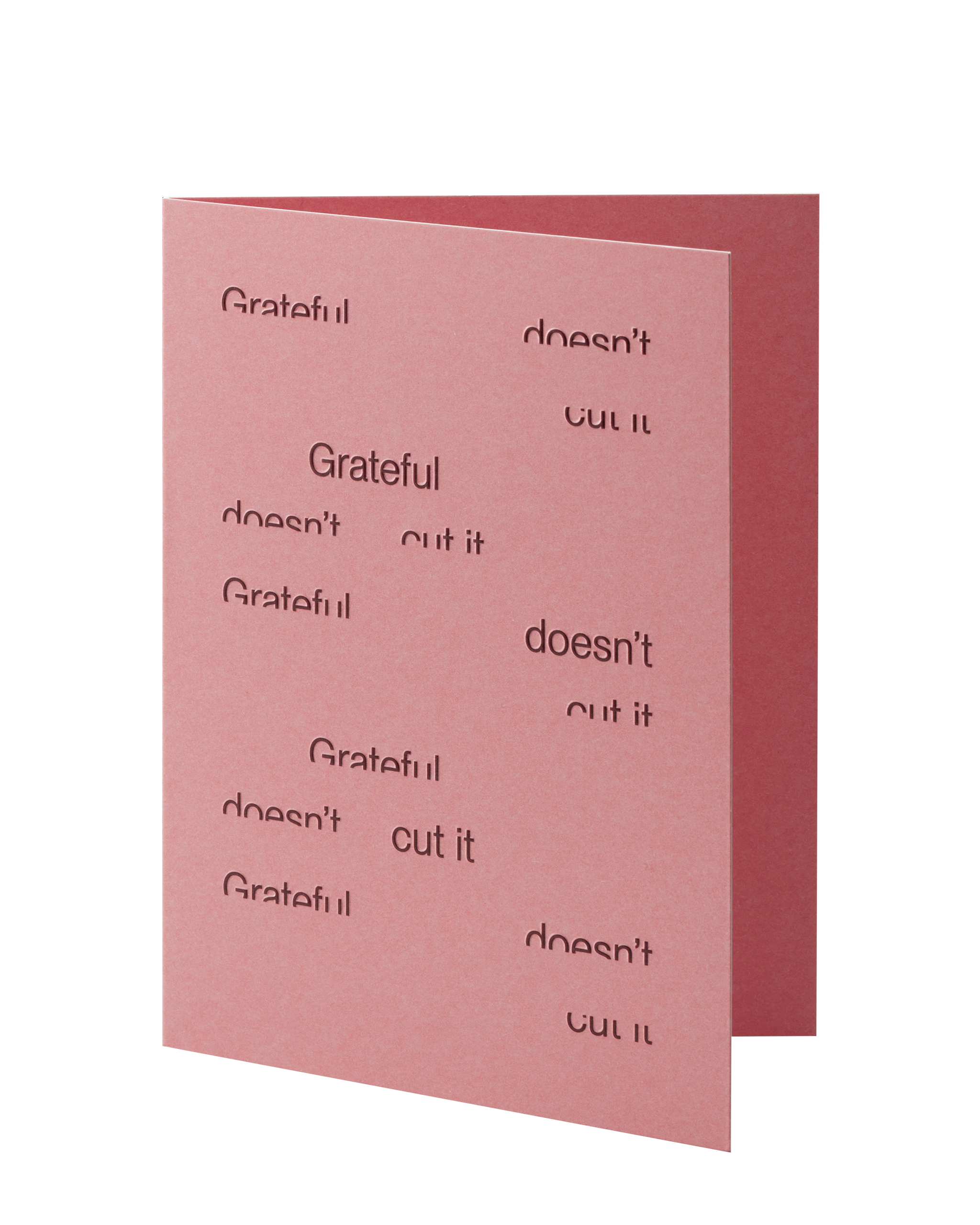 Grateful doesn't cut it