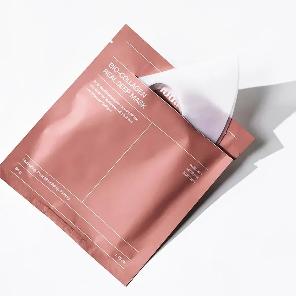 Bio-Collagen Real Deep Mask packaging on a white background