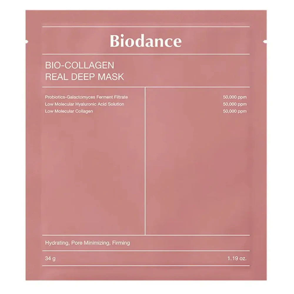 Biodance Bio-Collagen Real Deep Mask packaging on a white background