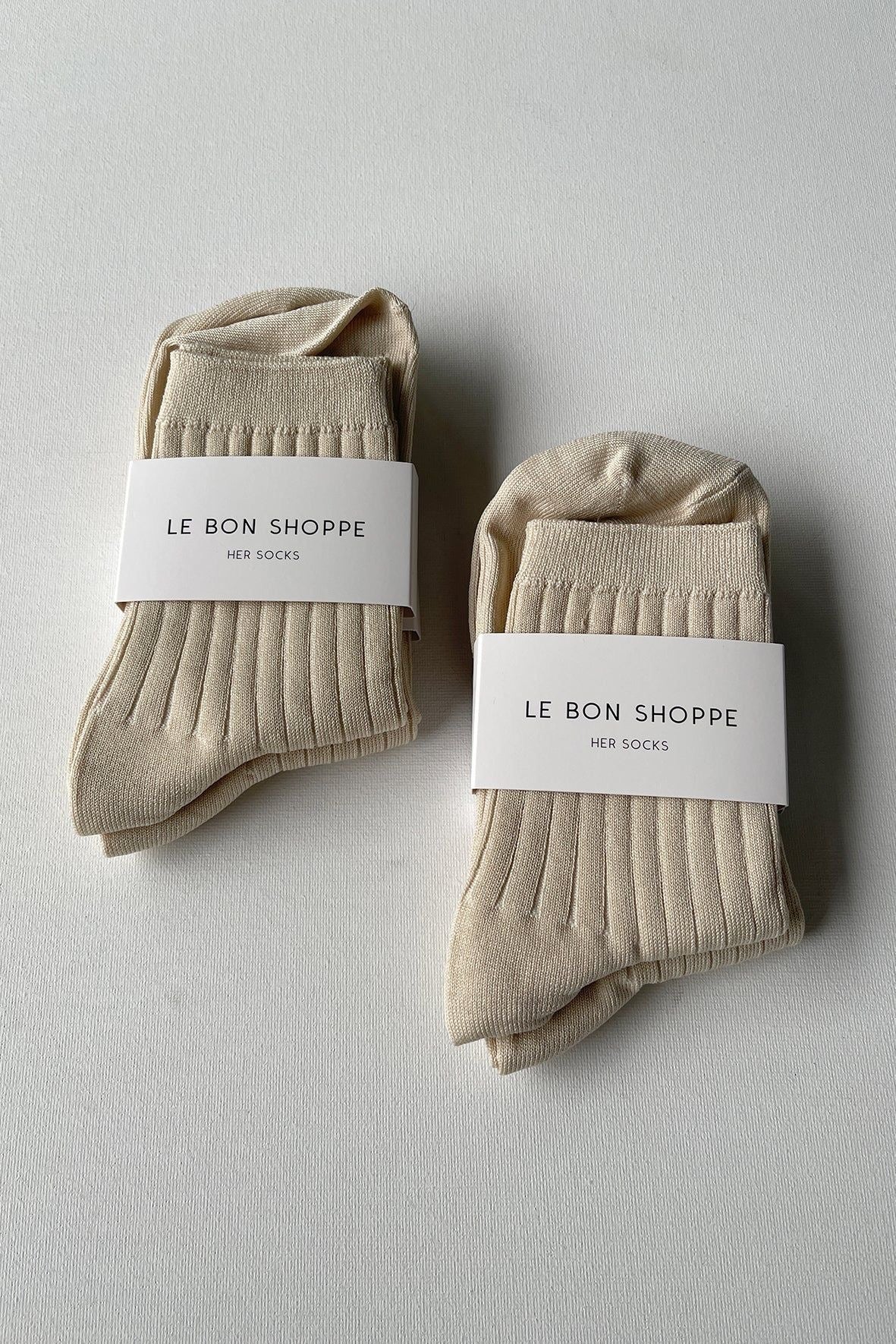 Her Socks (MC cotton) - Porcelain
