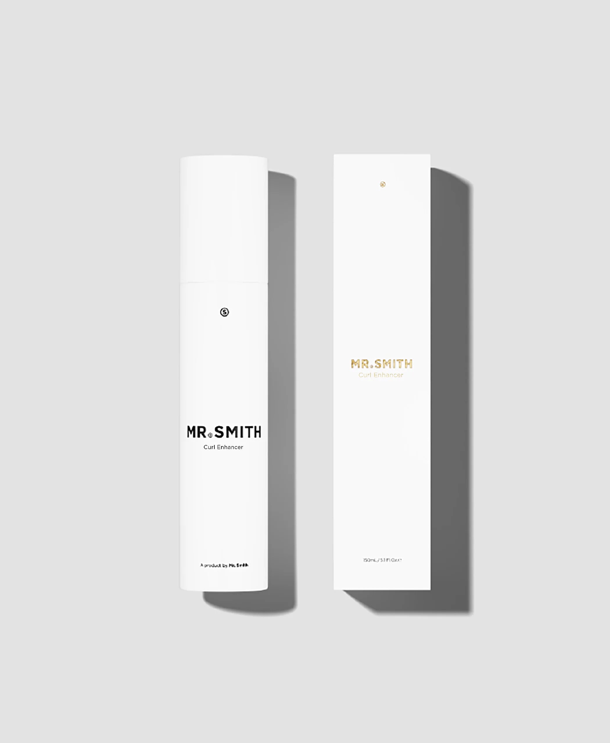 Two white boxes with 'MR. SMITH' branding on a light gray background