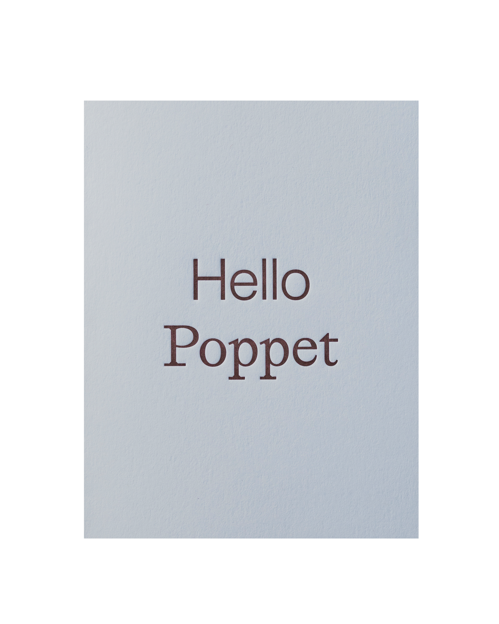Hello Poppet