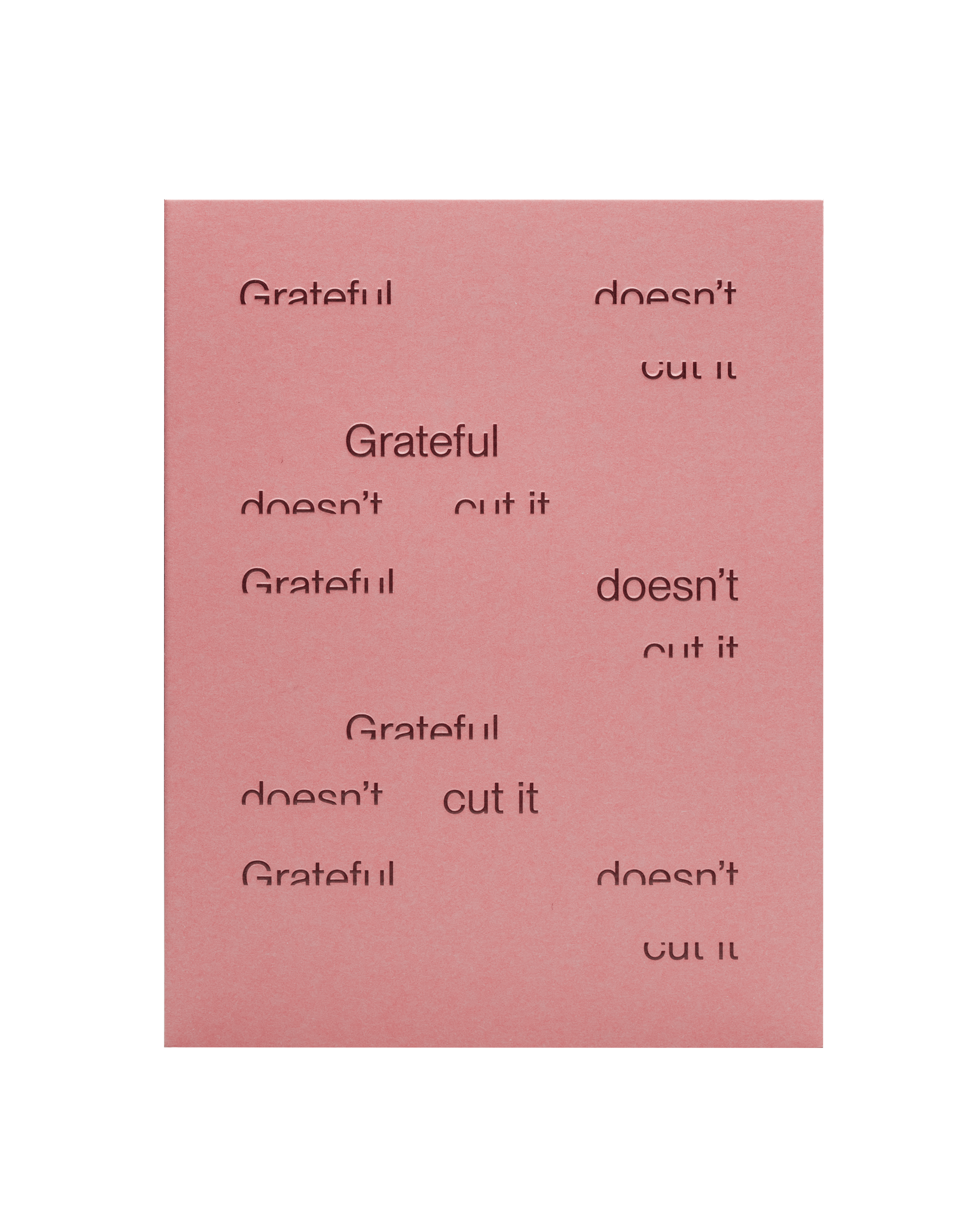 Grateful doesn't cut it