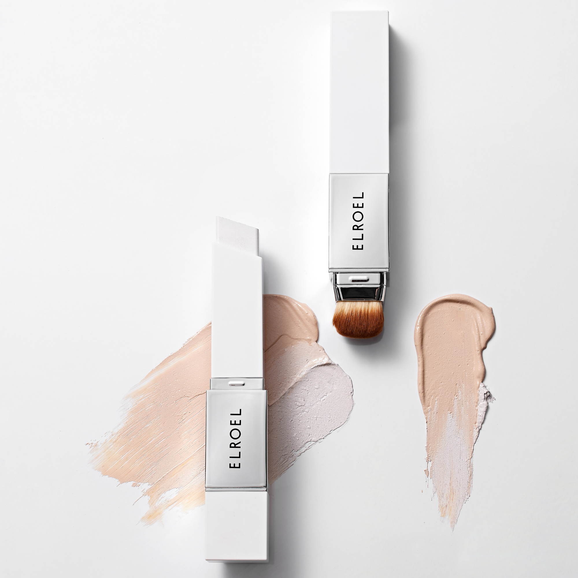 Elroel blanc cover cream stick lightweight full coverage foundation stick with spf50+Pa++++ or a natural radiant finish